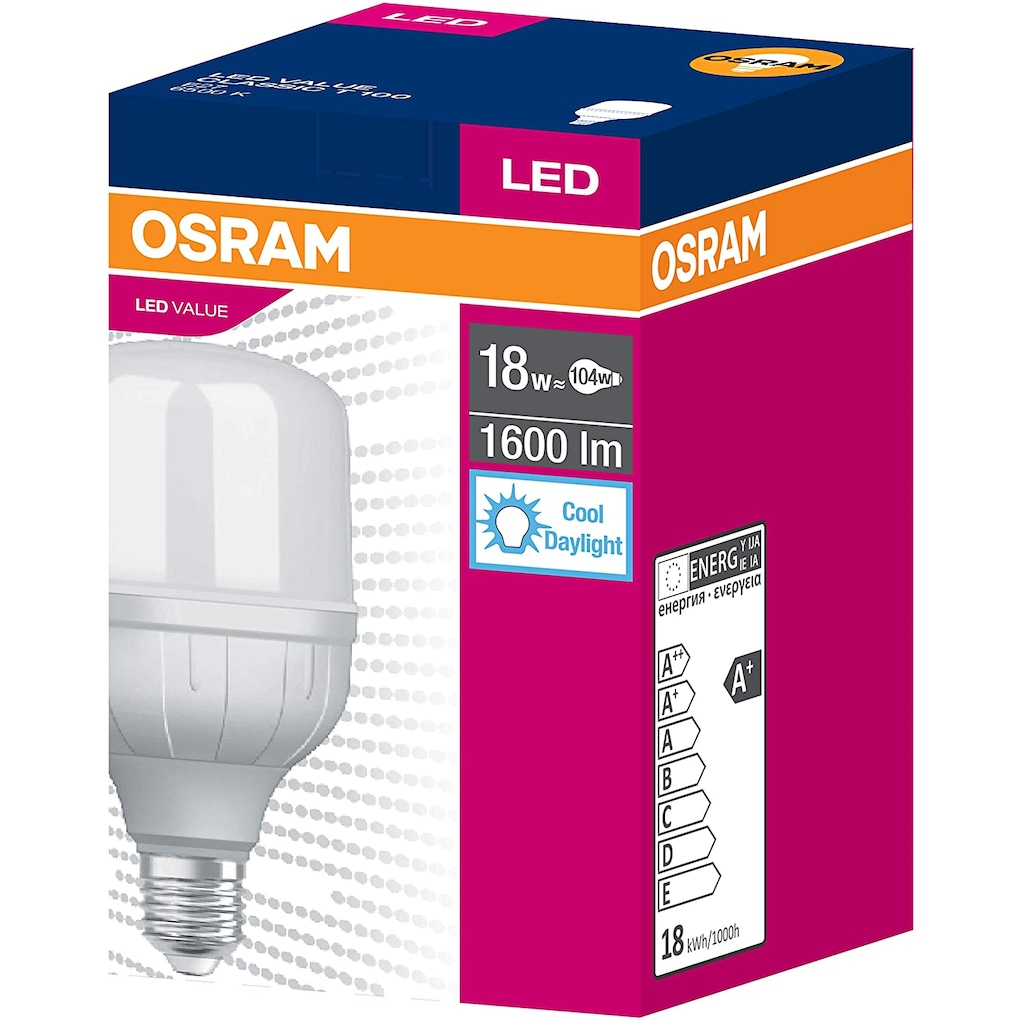 Osram Led Value Jumbo Torch Ampul 18 W 1600 Lm Beyaz Işık - 25.42 TL + KDV
