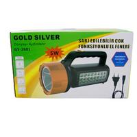  Gold Silver GS-2681 Çok Fonksiyonlu El Feneri