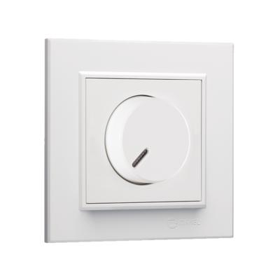 Dimmer Modul+Kapak+Çerçeve Beyaz Karea Makel
