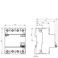 Siemens Kaçak Akım Rolesi 40A 300Ma 400V (3 Faz + Nötr) 5SV4644-0