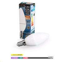 Ack 7 Watt E-14 İnce Duy 3000K Gunışığı Buji Led Ampul 