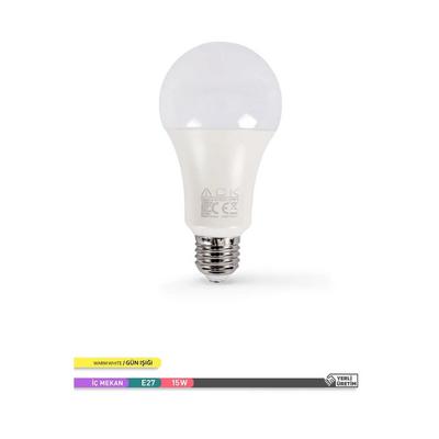 Ack Led Ampul 15 W E-27 3000K Gunışığı Işık - AA13-01520