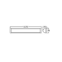 Braytron 36w LedBant Armatür Yatay 120cm Gunışığı Işık BN18-01200