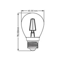 Braytron 4W E27 3000K Cam Gunışığı Işık Mini LED Ampul BA37-30420