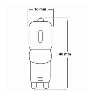 Braytron G9 Dim Led Ampül 2,5 W 22 W Gunışığı Işık BA29-00390