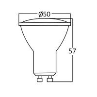 Braytron GU10 Duylu 7W Led Ampul Amber Işık-BA25-00757