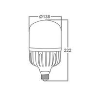 Braytron Led Ampül 50W E27 Beyaz Işık 6500k BA13-05023