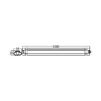 Braytron Led Bant Armatür Etanj IP65 36W 6500K Beyaz Işık 120 cm BT03-01230