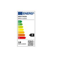 Braytron Sıva Üstü Led Spot 18W Beyaz Yuvarlak 6500K BP03-31830