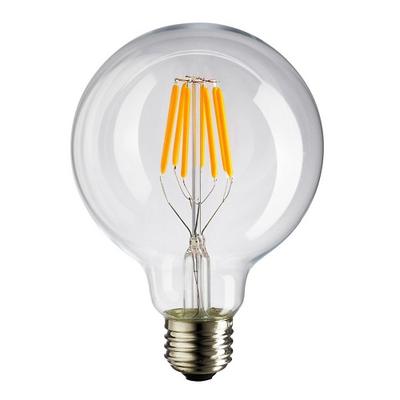 Cata 6 Watt Flament Led Ampul G95 Glop Şeffaf Gunışığı CT-4354