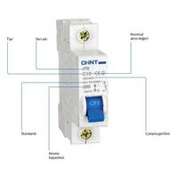 Chint 16A 1 Kutup B Tip 4.5Ka Otomatik Sigorta 