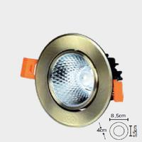 Emk 5W Cob Led Spot Saten Gövde Beyaz Işık 