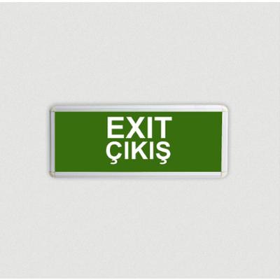 Emk Led Işıklı Çift Yönlü Acil Çıkış Exit Tabelası Yönsüz 2404