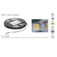 Forlife Şerit Led Üç Çipli İç Mekan Gunışığı Işık 5060-G (5 Metre)