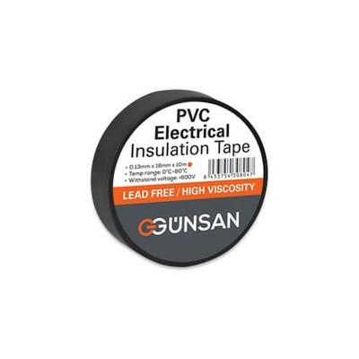 Günsan Elektrik Izole Bant Siyah 0,13 MMX18 mm 10 mt