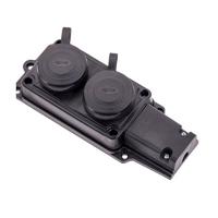 Kauçuk İkili Grup Priz 220V 16 A Konza