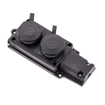 Kauçuk İkili Grup Priz 220V 16 A Konza