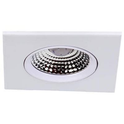 Lamptime Led Downlıght Kare Beyaz Gövde 5W 3000K Gunışığı Işık 240310