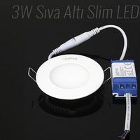 Lamptime Sıva Altı Led Spot Beyaz Gövde 3W 4000K Yuvarlak 260421
