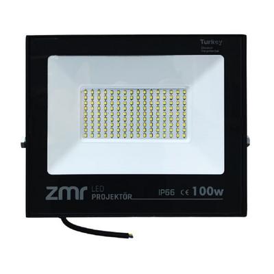 Led Projektör 100 Watt Slim Kasa 220V 6500K Beyaz Işık Zmr
