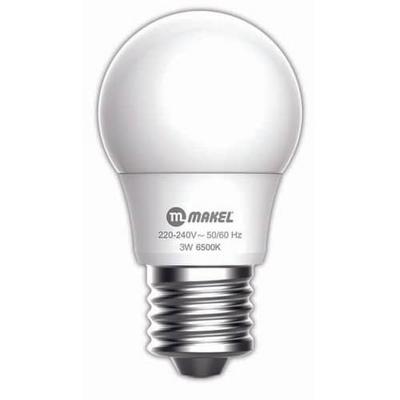 Makel 3W Led Ampül 6500K E27 Beyaz Işık