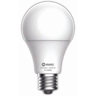 Makel 9W Led Ampul 3000K Sarı Günışığı BC09.0W-0227M
