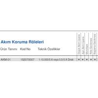 Makel Aşırı Ve Düşük Akım Koruma Cihazı AKM-01 152070007