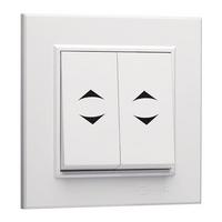 Makel Karea İkili Vavien Beyaz Modül+Kapak+Çerçeve