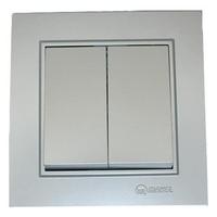 Makel Karea Komütatör Gümüş Modül+Kapak+Çerçeve