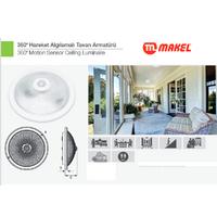 Makel Sensörlü Tavan Armatürü AC00.0W-07001