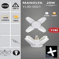 Noas 20W 6500K Beyaz Işık Manolya Led Ampul YL90-0021
