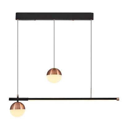 Özcan Aydınlatma 3131-2A-19 2 Li Ronda Sarkıt Siyah