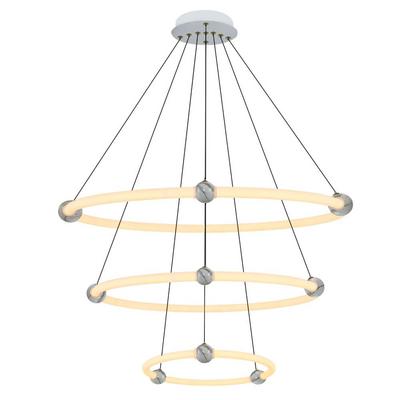 Özcan Aydınlatma 3155-3A-01 Altus 3'Lü Yuvarlak Sarkıt Beyaz