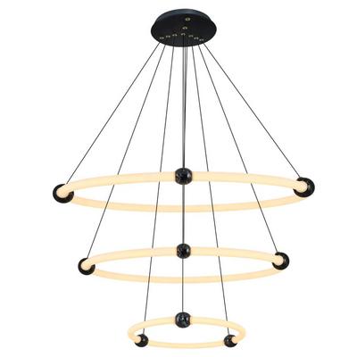 Özcan Aydınlatma 3155-3A-19 Altus 3'Lü Yuvarlak Sarkıt Siyah