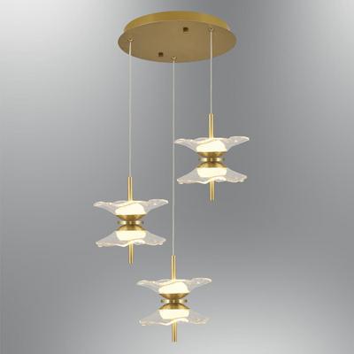 Özcan Aydınlatma 4113-3A Fona 3 Lü Sarkıt Gold