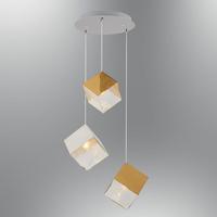 Özcan Aydınlatma 4114-3A Cube 3 Lü Sarkıt Mix