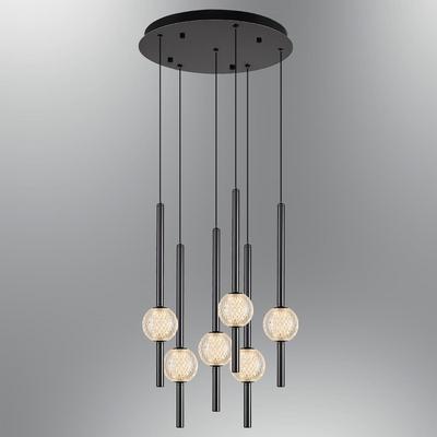 Özcan Aydınlatma 4133-6a-24 Pearl 6'lı Sarkıt Avize Platin
