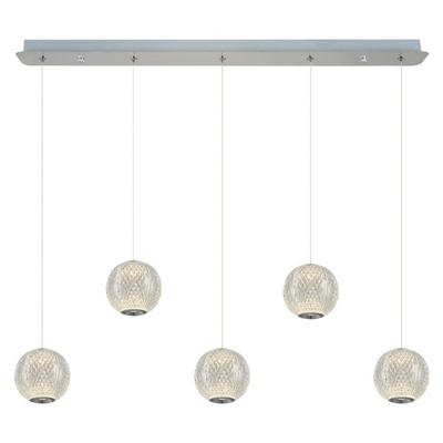 Özcan Aydınlatma 4134-5As-02 5'Li Merkür Sıralı Sarkıt Avize Krom