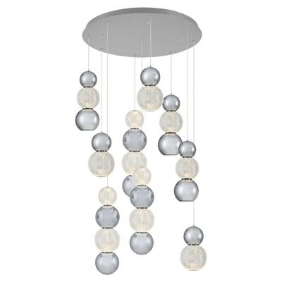 Özcan Aydınlatma 4136-9A-02 9'Lu Güneş Sarkıt Avize Krom