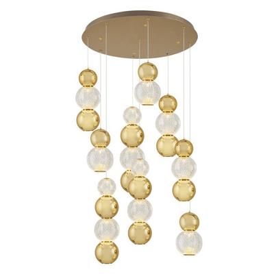 Özcan Aydınlatma 4136-9A-03 9'Lu Güneş Sarkıt Avize Sarı