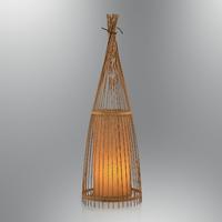 Özcan Aydınlatma 4459-4s Hasır Lambader 30*90 Meşe
