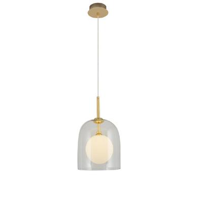 Özcan Aydınlatma 4738-1a-21 Supa Tekli Kısa Cam Sarkıt Şeffaf 