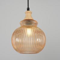 Özcan Aydınlatma 4739a-1a-12 Homii A Cam Tekli Sarkıt Amber