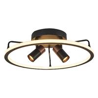 Özcan Aydınlatma 5718-2-04 Liam 60 Cm Plafonyer Kahve