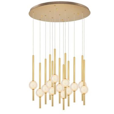 Özcan Aydınlatma Pearl 13'lü Sarkıt Avize Sarı 4133-13A-03