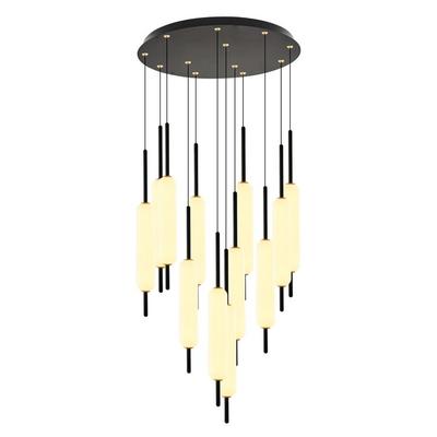 Özcan Aydınlatma Sosis Sarkıt Siyah Avize 4518-12A,19