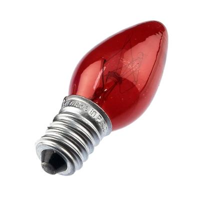 Parfüm Ampül 10 W Kırmızı Işık Kırmızı Cam E-14 Duy