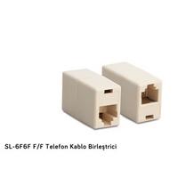RJ11 Cat3 Telefon Kablosu Birleştirici Uzatma Ara Aparatı