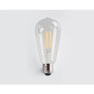 Rustik Led Ampül Flamanlı Şeffaf 8w Beyaz Işık CT-4353-B Cata
