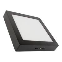 Lamptime Sıva Üstü LED Panel Sensörlü Siyah 24W Kare 4000K 263438